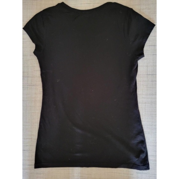 Disney Tim Burtons The Nightmare Before Christmas Junior's Black T-Shirt M 7-9 - Picture 4 of 7